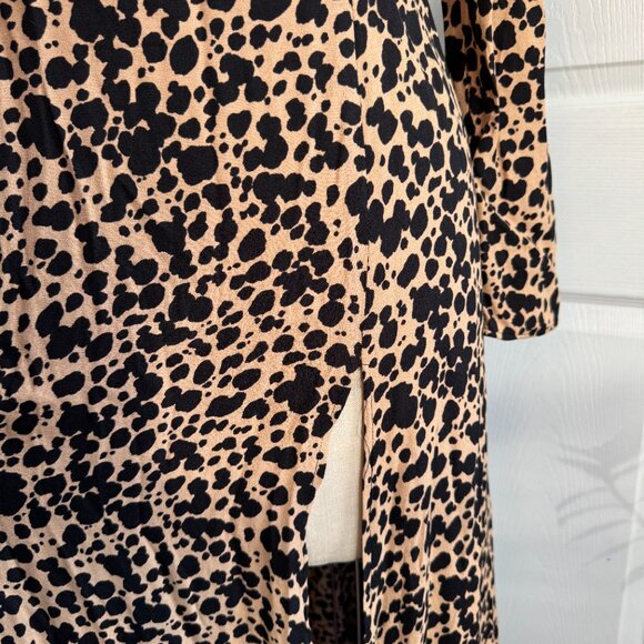 NWOT Reformation Sigmund Dress- Never Worn- Leopard Print - Picture 8 of 15